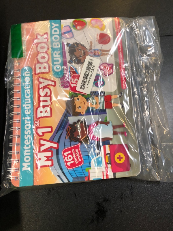 Photo 1 of QUOKKA Human Body Busy Books for Kids Ages 4-8 - Fun Human Anatomy Activities for Kids Learning at Home or Classrooms - My Preschool Montessory Busy Book for Toddlers 3-5 I Comes Fully Assembled