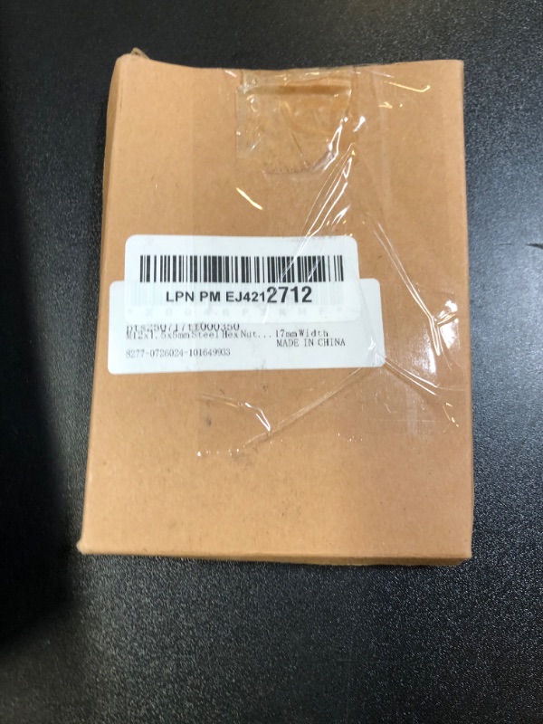 Photo 1 of PATIKIL M12x1.5x5mm Steel Hex Nuts, 40Pcs Metric Fine Thread Carbon Steel Zinc Plated Finished Hardware Screw Nuts Fasteners for Machinery Manufacturing, Industrial Use, 17mm Width