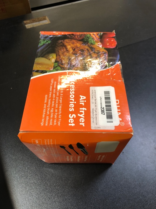 Photo 1 of Dual Basket Air Fryer Accessories, Set of 10 Fit for Ninja Dual Air Fryer DZ201, DZ401 & Most 8 Quart - 10 Quart and Larger Dual Zone Air Fryer, Include Cake Pizza Pan, Rack & Skewer, Paper Liner, etc