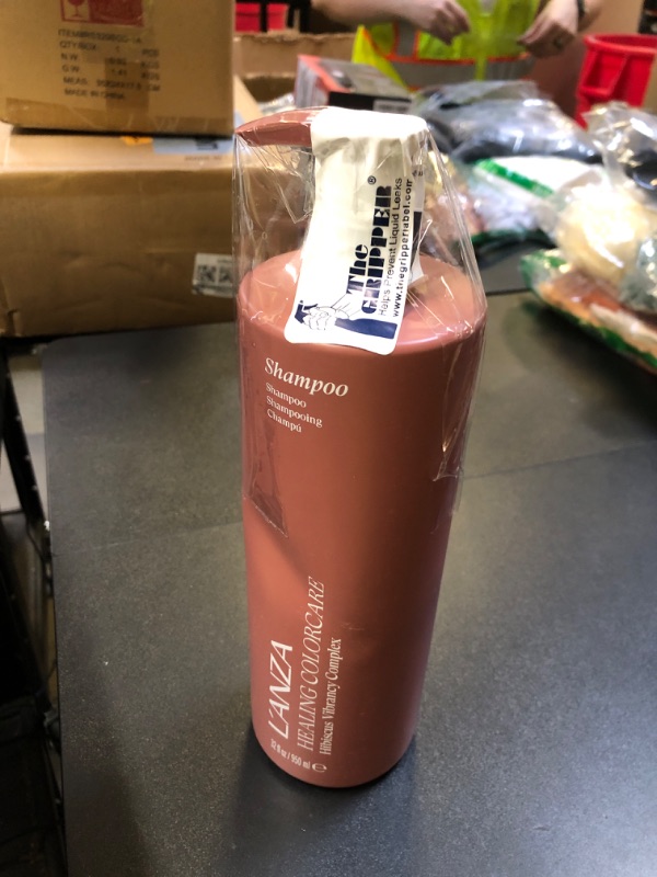 Photo 1 of L'ANZA Healing ColorCare Color Preserving Shampoo, Shampoo for Color Treated Hair to Protect Vibrancy and Restore Dry Damaged Locks, Protected Bleached & Dyed Colored Hair, New Bottle (33.8 Fl Oz)
