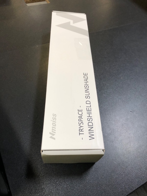 Photo 1 of [2025 Upgrade] Nmoiss Windshield Sun Shade Umbrella - [Vinyl Coating Heat Shield] Protect Car from Sun Rays & Heat Damage Keep Cool and Protect Interior, Spring Structure Edge Medium 56" L x 31" W