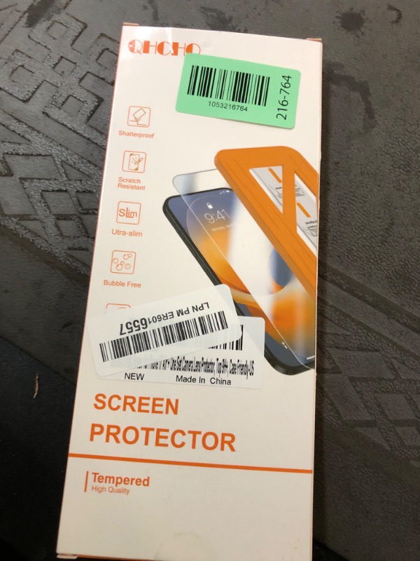 Photo 1 of QHOHQ [1-Second Auto-Install] 3 Pack Screen Protector for iPhone Air + 3 Pack Camera Lens Protector, 9H+ Shatterproof Tempered Glass for iPhone 17 Air, [12FT Military Grade Protection], Case Friendly