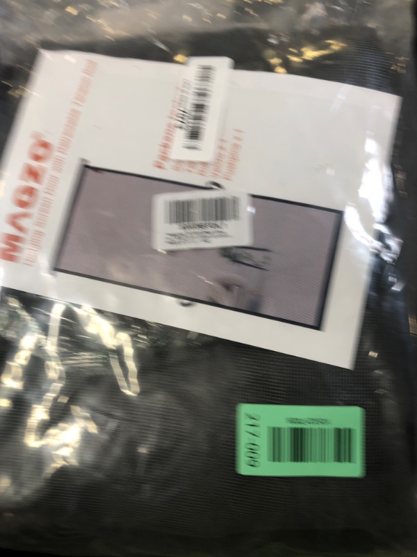 Photo 1 of MAGZO Hanging Screen Door, Fits Door Size 30" x 80" (Curtain Size 32'' x 81''), Upgraded Fiberglass Mesh with Tension Rod&Hook&Loop (One Piece Can be Installed in 2 Ways), Weighted Bottom, Grey