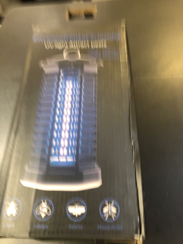Photo 1 of YISSVIC Bug Zapper Outdoor Indoor Waterproof Electric Mosquito Lamp Fly Zapper Killer Effective 4200V Plug in for Home Patio Office Courtyard (One-Light Control Bug Zapper)