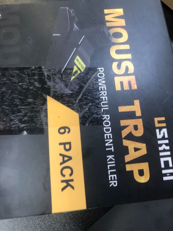 Photo 1 of 6 Pack Mouse Traps Indoor for Home,Mice Traps for House,Reusable Mouse Trap That Work,Small Mice Catchers for Home Indoor, Quick Set Mousetraps Effective