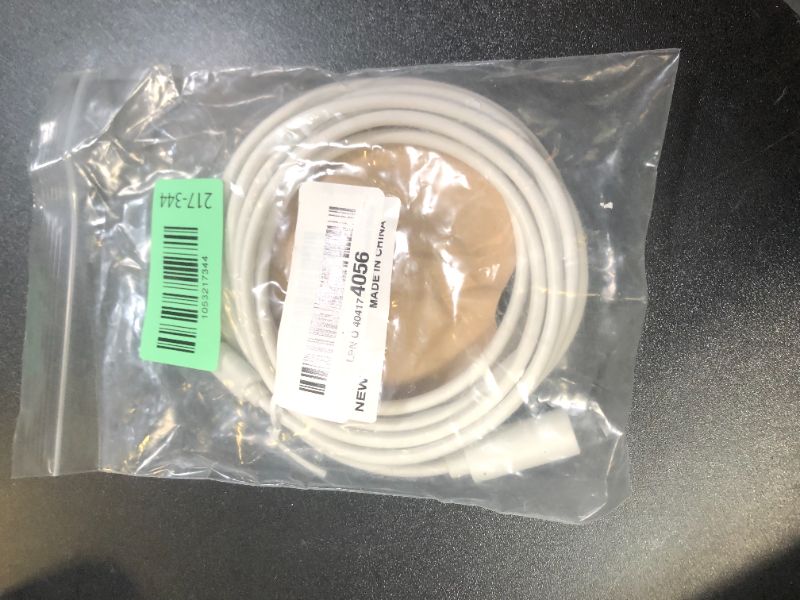 Photo 1 of 10ft Long Type C Extension Cable, USB C Male to Female Extender Cord Compatible with Ring Pan-Tilt Indoor Cam (2024 Release)? Mag-Safe Charger? iPhone16 /15 (White, 10FT)