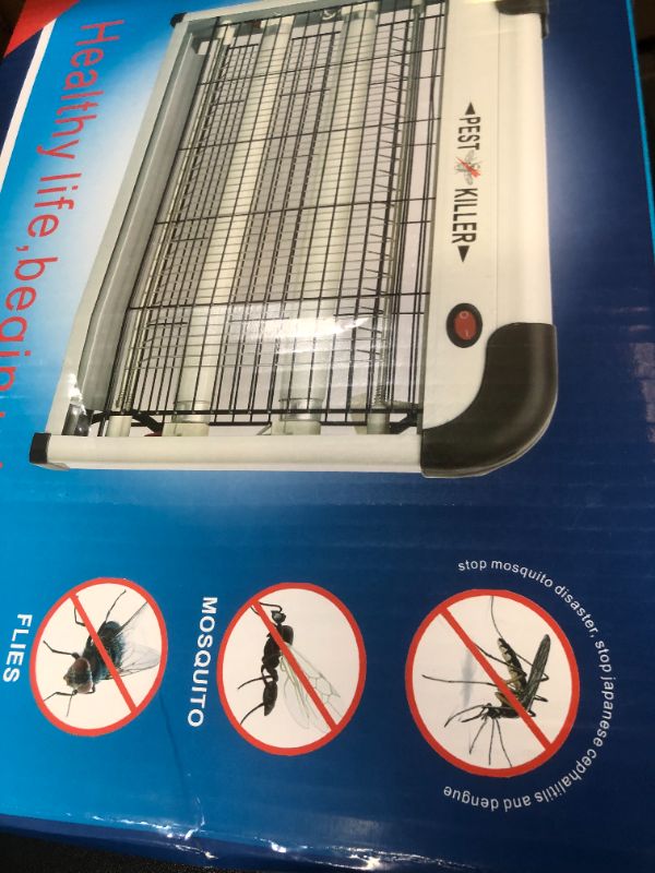 Photo 1 of Phosooy Electric Bug Zapper, 2800V High Grid Indoor Mosquito Killer with 20W Lamps, Plug-in Hanging Insect Trap for Mosquitoes, Moths, Gnats, Flies and Flying Insects Indoor Use