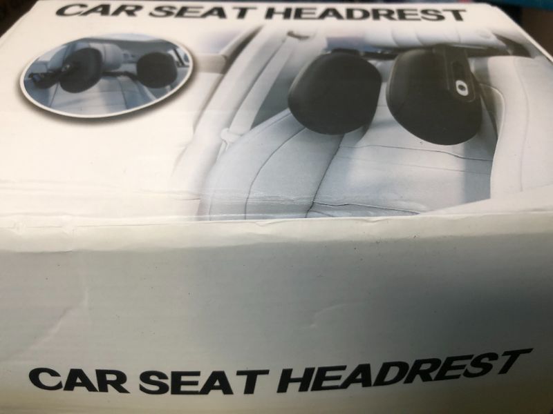 Photo 1 of Car Headrest Pillow, 4-Way Adjustable Car Headrest,Thickened Memory Foam Road Pal Headrest, Neck Support Pillow, U- Shaped Design, Travel Car Sleeping,Suitable for Kids and Adults