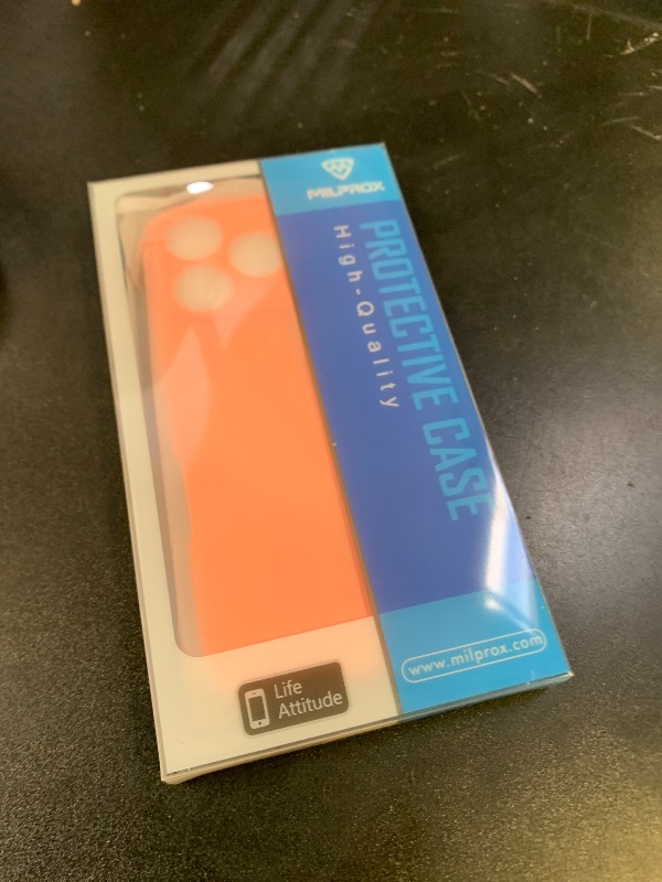 Photo 1 of MILPROX Compatible with Magsafe for iPhone 17 Pro Silicone Case 6.3 inch, Magnetic Liquid Silicone Protective Shockproof Bumper Rubber Gel Shell Cover - Orange
