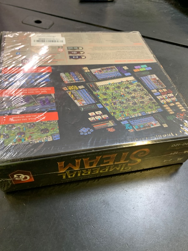 Photo 1 of Capstone Games: Imperial Steam, Strategy Board Game, Plan, Build and Expand Your Railway Network, 2 to 5 Players, 120 Minute Play Time, Ages 15 and Up