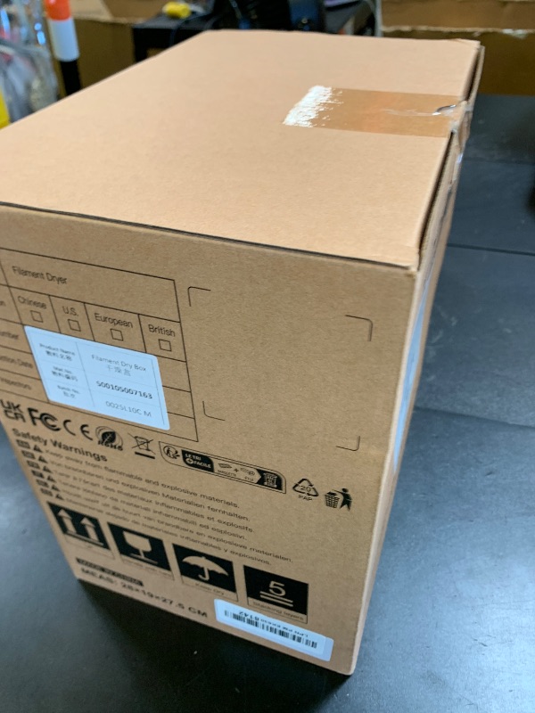 Photo 1 of Comgrow 3D Printer Filament Dryer Box, Comgrow 3D Filament Storages, Keeping Filaments Dry During 3D Printing, Compatible with 1.75mm/2.85mm PLA ABS Material, Filament Dehydrator, Spool Holder
