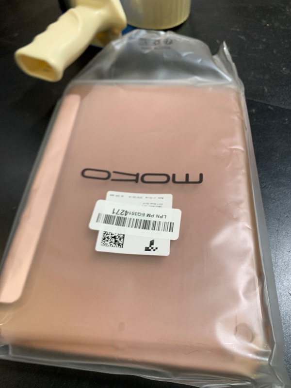 Photo 1 of MoKo Case Fit 2018/2017 iPad 9.7 5th / 6th Generation - Slim Lightweight Smart Shell Stand Cover with Translucent Frosted Back Protector Fit Apple iPad 9.7 Inch 2018/2017, Rose Gold(Auto Wake/Sleep)