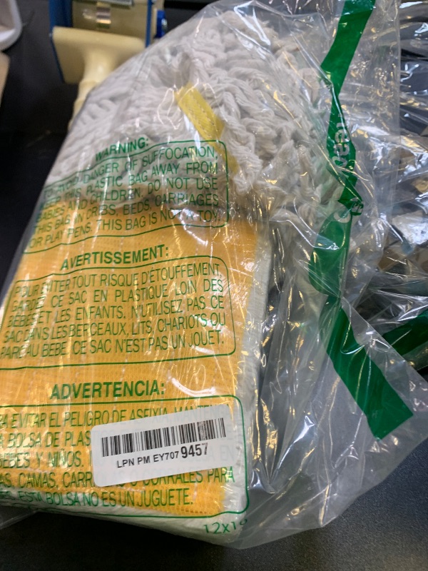 Photo 1 of (2 Pack) Heavy Duty Mop Head Commercial Replacement for Floor Cleaning,Wet Industrial Cotton Looped End String Heads Refill,Yellow