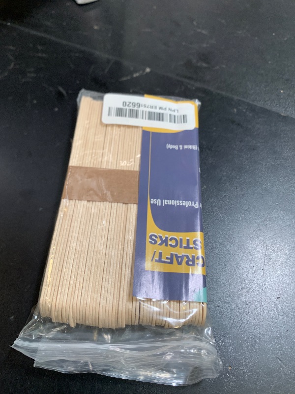 Photo 1 of 100 Piece Large Jumbo Wooden Craft Sticks (6" x 3/4"), Premium Natural Organic Wood for Waxing, Craft Project, Tongue Depressor, Popsicle, Ice Cream Stick,Woodcraft, Paint Stirrer and Art - Apremont