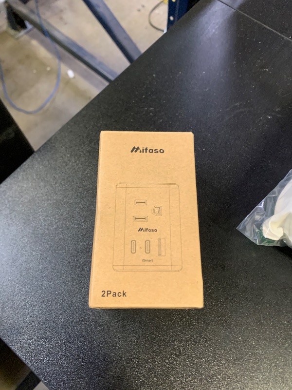 Photo 1 of 2 Pack European Travel Plug Adapter, Mifaso International Power Plug Adapter with 3 Outlets 3 USB Charging Ports(2 USB C), Type C Plug Adapter Europe Travel Essentials to Spain Italy France