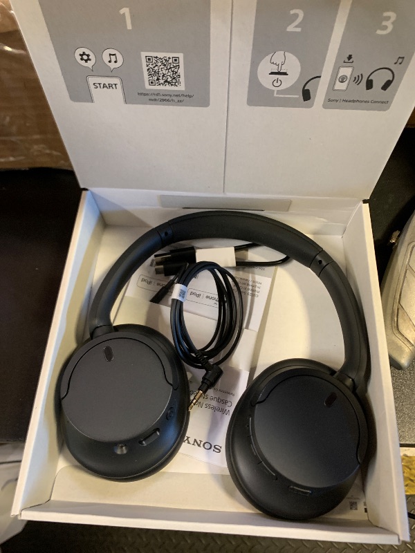 Photo 1 of Sony WH-CH720N Noise Canceling Wireless Headphones Bluetooth Over The Ear Headset with Microphone and Alexa Built-in, Black New