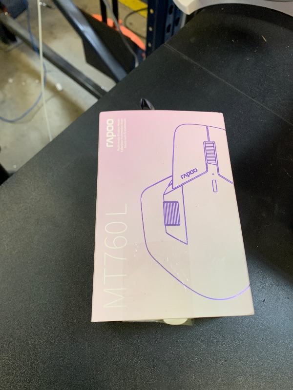 Photo 1 of Rapoo MT760 Multi-Device Wireless Mouse, Bluetooth 5.0 and 2.4GHz Multi-Mode Connection, Up to 4 Devices, 11 Programmable Buttons, 4K DPI, Ergonomic Design, 90 Days Battery Life, PC, Pink