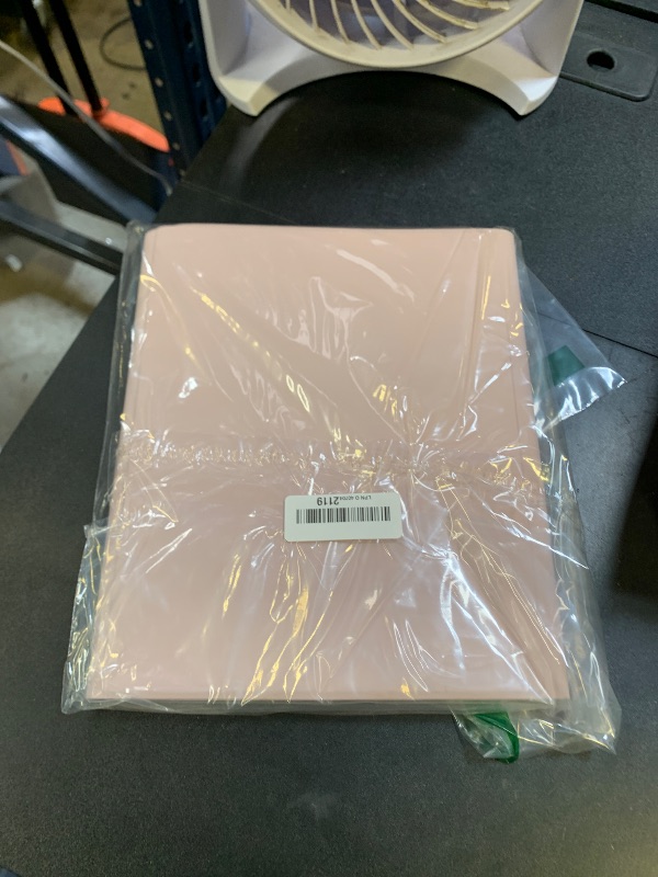 Photo 1 of BQSS Keyboard Case for iPad Air 13 inch (M3 2025/M2 2024) Case with Keyboard for iPad Pro 12.9 inch 6th/5th/4th/3rd Gen Keyboard Cover Detachable Backlit Wireless Keyboard Case with Pencil Holder Pink