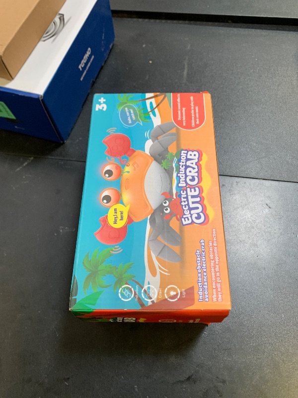 Photo 1 of control future Crawling Crab Baby Toy - Infant Tummy Time Toys 3 4 5 6 7 8 9 10 11 12 Babies Boy 3-6 6-12 Learning Crawl 9-12 12-18 Walking Toddler 36 Months Old Music Development 1st Birthday Gifts