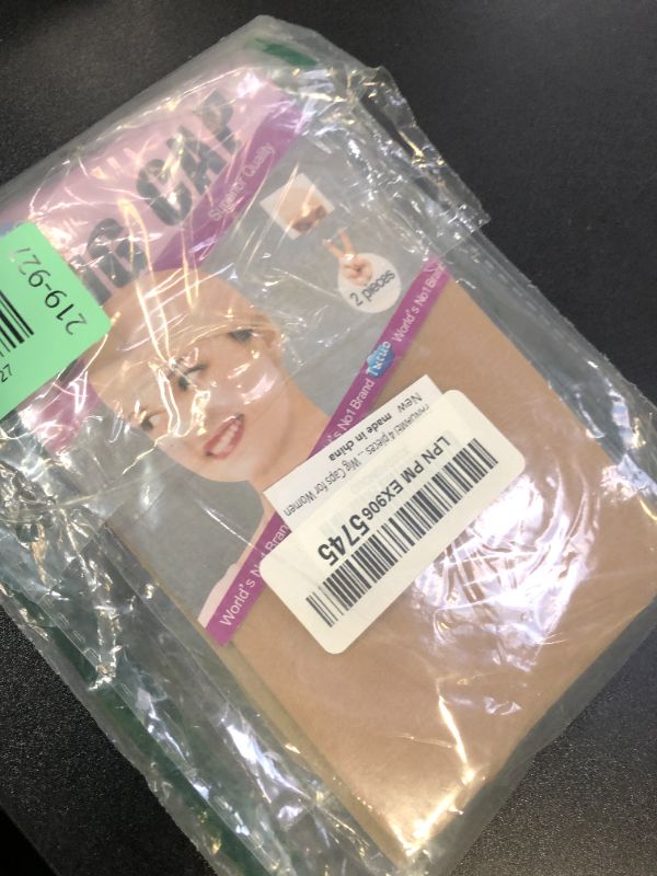 Photo 1 of Fandamei 4 pieces Light Brown Stocking Wig Caps Stretchy Nylon Wig Caps for Women