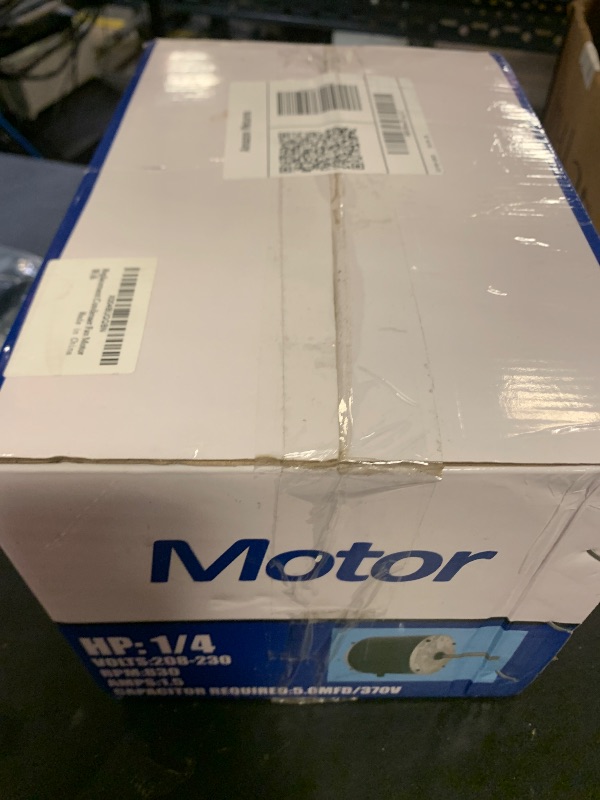 Photo 1 of 12Y65, 100483-43 Condenser Fan Motor 208/230 Volt, 1 PH, 60HZ 1/4 HP 825 RPM Replacement for 100483-05, YSLB-220-8-B001, YSLB-220-8-B002, 100483-34 etc, Compatible with Lennox ge etc, 1-Year Warranty