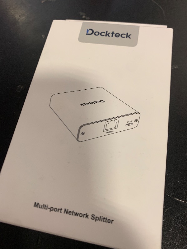 Photo 1 of Ethernet Splitter 1 to 3 1000Mbps, Dockteck Internet Cable Splitter 1 in 3 Out High Speed Switch Network Gigabit for LAN RJ45 Port Router Switch Work with Cat5/5e/6/7/8 Cable