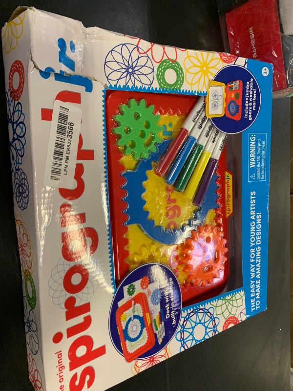 Photo 1 of Spirograph Jr. — Jumbo Sized Gears Classic Retro Toy For Spiral Drawing Art Design Toy Kit for Smaller Hands — For Kids Ages 3 and Up