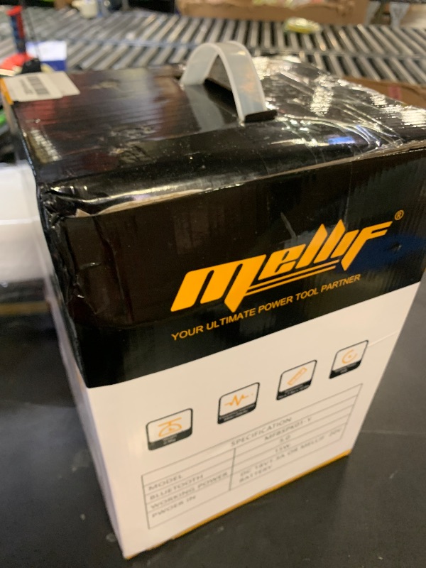 Photo 1 of Mellif Jobsite Radio Speaker, Compatible with DeWalt 20V MAX Battery, IPX54 Waterproof Portable Wireless Stereo,Strong Signal Reception, AM/FM, TWS, 100ft Range, AC/DC Powered(Tool Only)
