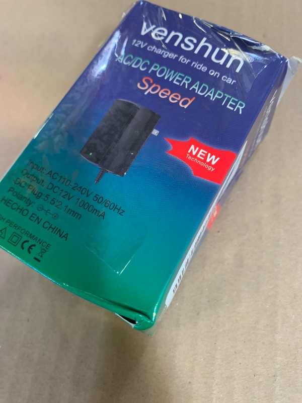 Photo 1 of 12V Battery Charger for Ride On Toys Car, 12 Volt Kids Battery Class 2 Power Supply for Best Choice Products Kids Truck Kidzone Bumper Car Jeep Tractor Motorcycle ATV 12V Powered Wheels Charger