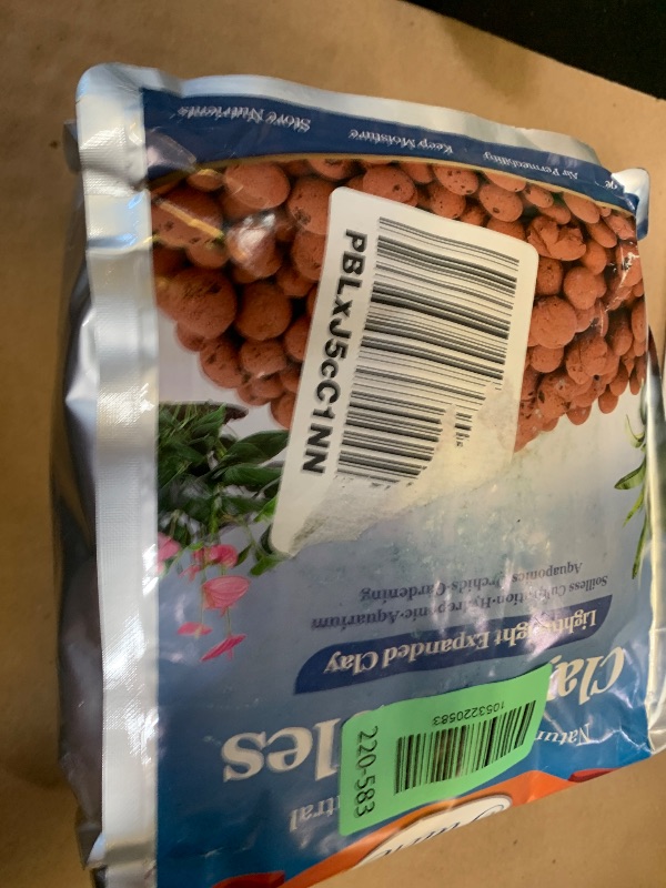 Photo 1 of Riare 2 LBS Organic Expanded Clay Pebbles - 4mm-16mm Natural Leca Balls Lightweight Hydroponic Clay Pebbles Aggregate for Indoor Plants, Hydroponic Growing, Plants Drainage, Aquaponics