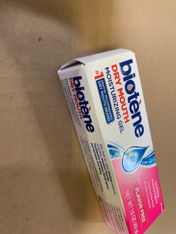 Photo 1 of Biotene Oral Balance Moisturizing Gel, Alcohol Free Gel and Dry Mouth Gel, Flavor Free, 1.5 Oz