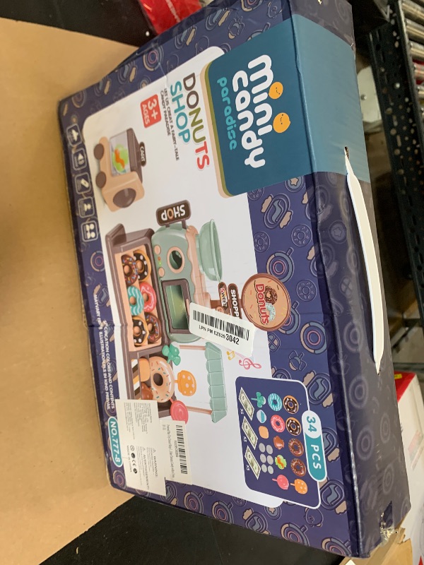 Photo 1 of Pretend Play Toy Shop for Boys and Girls - With Donut Maker Machine, Fake Donuts, Candy and Oven