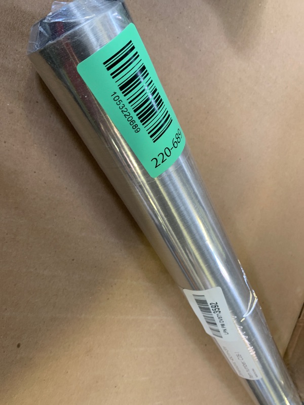 Photo 1 of Cohoo Home Stainless Steel Contact Paper Peel and Stick Countertop Silver Stainless Steel Wallpaper for Kitchen Backsplash Self Adhesive Wallpaper Dishwasher Fridge Appliances Cover 17.7inW 197inL