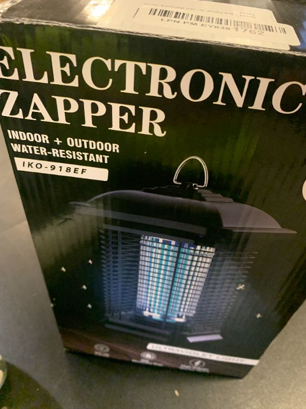 Photo 1 of AMUFER Bug Zapper for Outdoor & Indoor, 1/2 Acre Coverage Mosquito Lamp with 18W Bulb & 4400V High-Voltage, 100% Improvement in Mosquito Control Effect, Electric Fly Trap for Patio, Backyard, Home