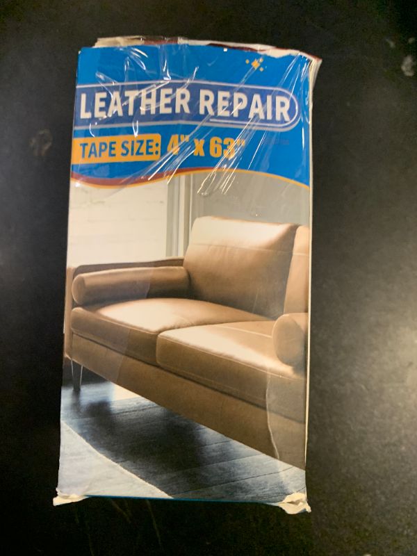 Photo 1 of Yikda Self-Adhesive Leather Repair Patch, 4" x 63" Vinyl Leather Repair kit for Furniture, Leather Repair Tape for Car seat, Couch, Furniture Ivory