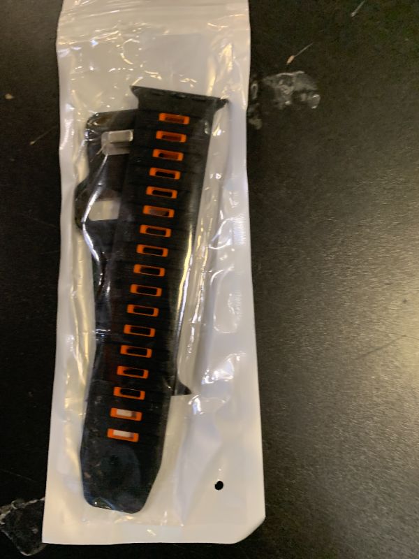 Photo 1 of Sport Bands Compatible with Apple Watch Ultra 3/Ultra/Ultra 2 Band, Apple Watch Bands for Men 49mm 46mm 45mm 44mm 42mm, Silicone Loop Wide Waterproof Strap for iWatch Series 11 10 9 8 7 6 5 4 SE 3 2 1