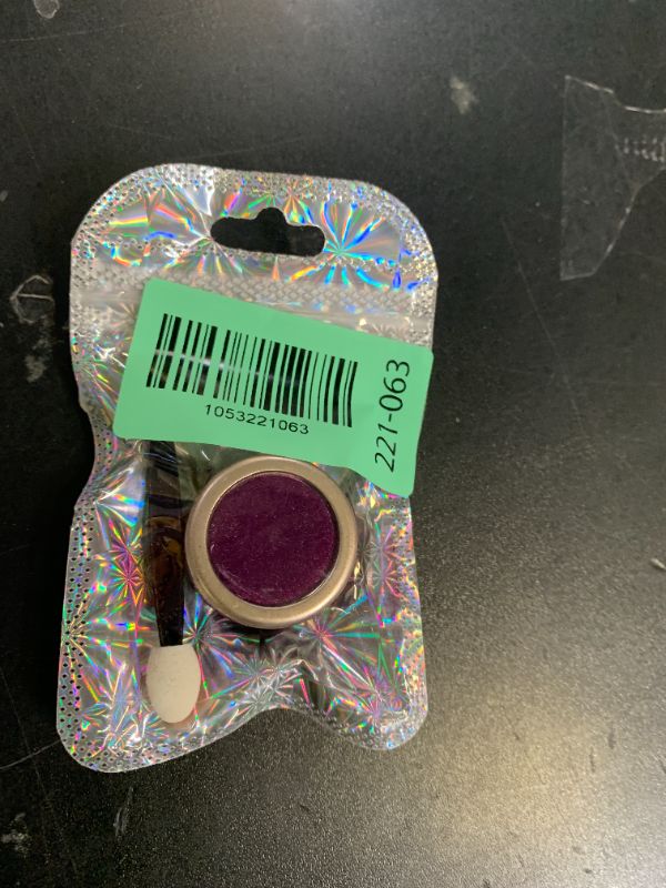 Photo 1 of Laza Chrome Nail Powder Mirror Effect Metallic Dust Holographic Glitter Glazed Manicure Decoration Reflective Pigment for DIY Gel Polish Nail Art, Resin Craft, Gifts - Purple