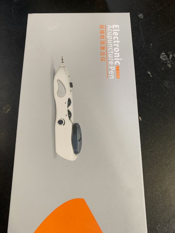 Photo 1 of Electronic Acupuncture Pen Pain Relief Therapy Meridian Pen Find Acupoints Automatically with 3 Massage Heads Rechargeable