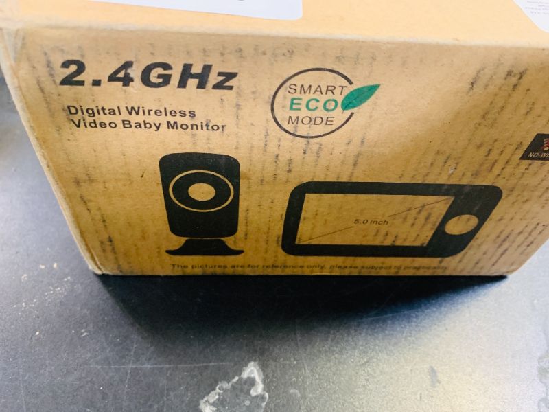 Photo 1 of VTimes Baby Monitor Video Baby Monitor with Camera and Audio No WiFi 5" LCD Screen, Two-Way Audio, Night Vision,1000ft Range, 2X Zoom Temperature Display, Lullaby Elderly Pet