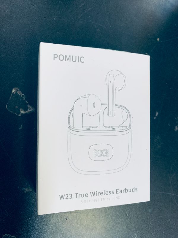 Photo 1 of Wireless Earbuds Bluetooth Headphones 5.3 Bass Stereo Earphones, 40H Playtime Ear Buds with LED Power Display, Bluetooth Earbud with Noise Cancelling Mic IPX7 Waterproof Earbuds for iOS Android