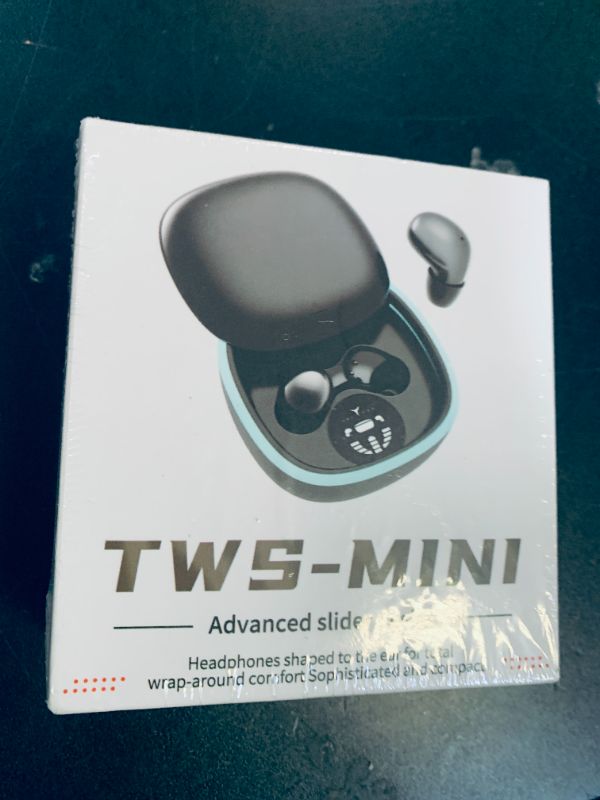 Photo 1 of GrJyls Sleep Ear Buds, True Wireless Earbuds, 2025 Ultra-Mini Bluetooth 5.4 Earbuds for Side Sleepers, Hi-Fi Stereo 3D Bass Noise Cancelling Bluetooth Headphones, Comfortable Invisible-White