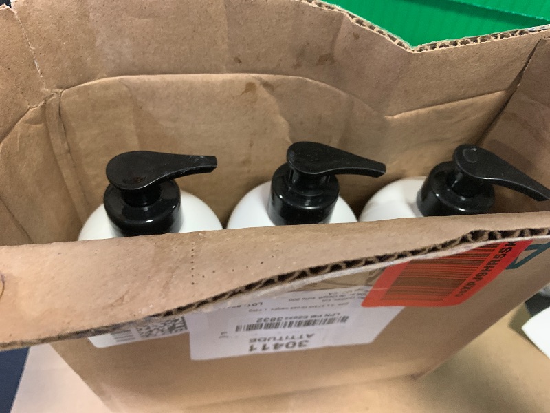 Photo 1 of ATTITUDE Hand Soap for Sensitive Skin Enriched with Oat, EWG Verified, Dermatologically Tested, Vegan, Extra Gentle, Unscented, 16 Fl Oz (Pack of 3)