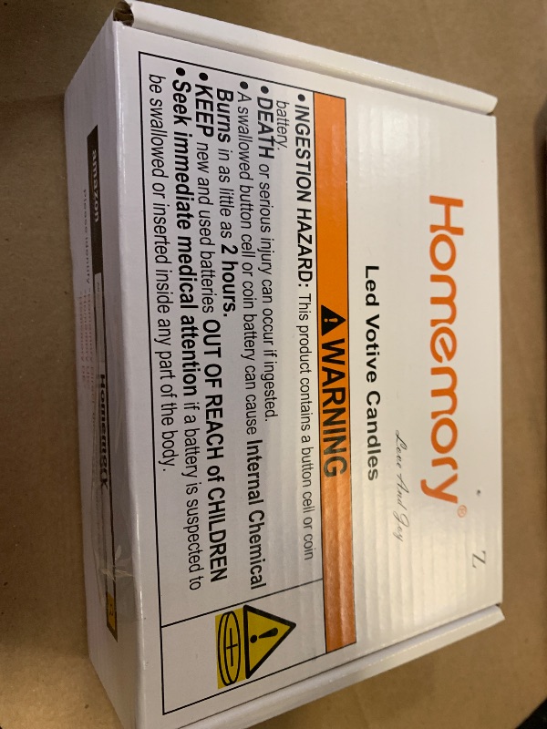 Photo 1 of Homemory 400+ Hour Remote Control Candles, 2/4/6/8H Timer LED Votive Candles, Battery Operated Tea Lights in Warm White for Outdoor, Table, Halloween, Christmas (Batteries Included
