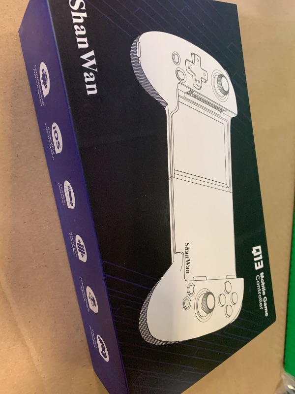 Photo 1 of ShanWan Mobile Game Controller for iphone/Android with PHONE CASE Support, Bluetooth Wireless Gamepad - PS Remote Play, Xbox Cloud, Steam Link, GeForce NOW, MFi Arcade Games-Long Battery Life