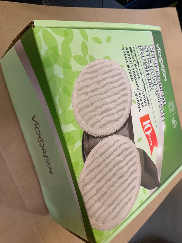Photo 1 of 10 Pack Steam Mop Replacement Pads for Shark S8001 S7001 S7201 S7000AMZ S8201 Steamer Mop Washed Pad Repeatedly for All Floors Cleaning