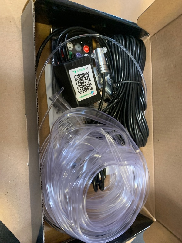 Photo 1 of Jushope Interior Car LED Strip Lights with Wireless APP and Remote Control, RGB 5 in 1 Ambient Lighting Kits with 236 inches Fiber Optic, 16 Million Colors Car Neon Lights, Sync to Music
