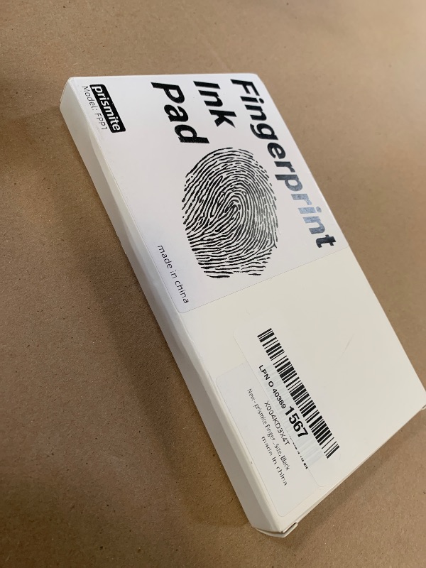 Photo 1 of prismite Fingerprint Ink Pad, XL Size, 7 * 4 in, Black
