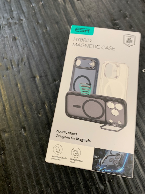 Photo 1 of ESR for iPhone 17 Pro Case with Stand, Camera Control Cover Compatible with MagSafe, Military-Grade Drop Protection Magnetic Phone Case for iPhone 17 Pro, Scratch-Resistant Back Cover, Frosted Blue