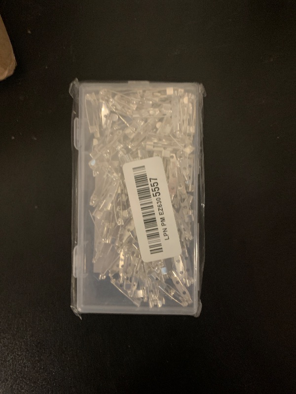 Photo 1 of 100 Pcs Clear Plastic Clips, Alligator Clips for Crafts,1.5 Inch Transparent Fabric Clothespins