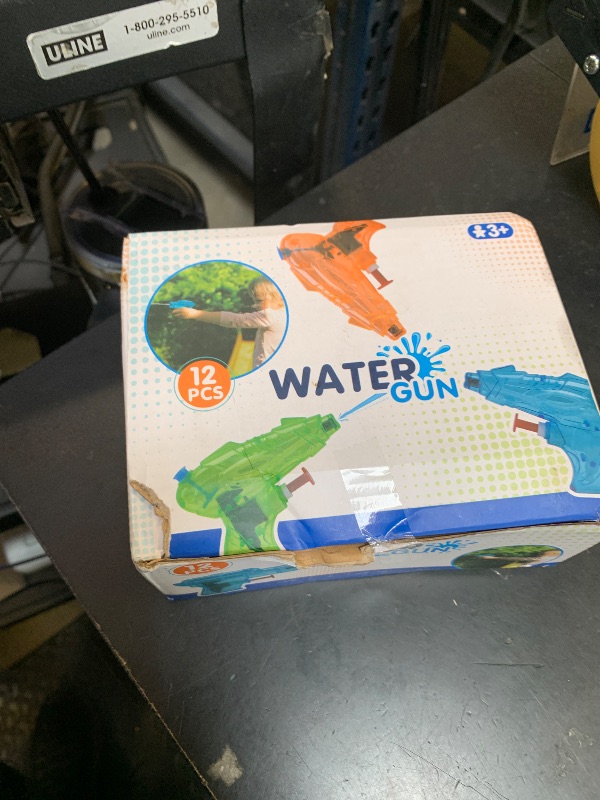 Photo 1 of 12 Packs Water Gun for Kids Squirt Toys Outdoor Beach Swimming Pool Game Summer Party Favor